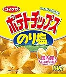 湖池屋   ポテトチップス のり塩  60g&times;12袋