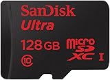 SanDisk Ultra 128 GB MicroSDXC UHS-I Memory Card with SD Adapter - Frustration Free Packaging