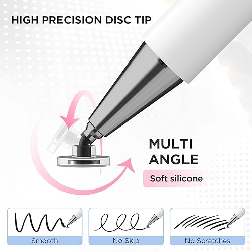 Ipad Soft Tip Stylus Pen Pen For Tablet, Capacitive Disc Tip Stylus