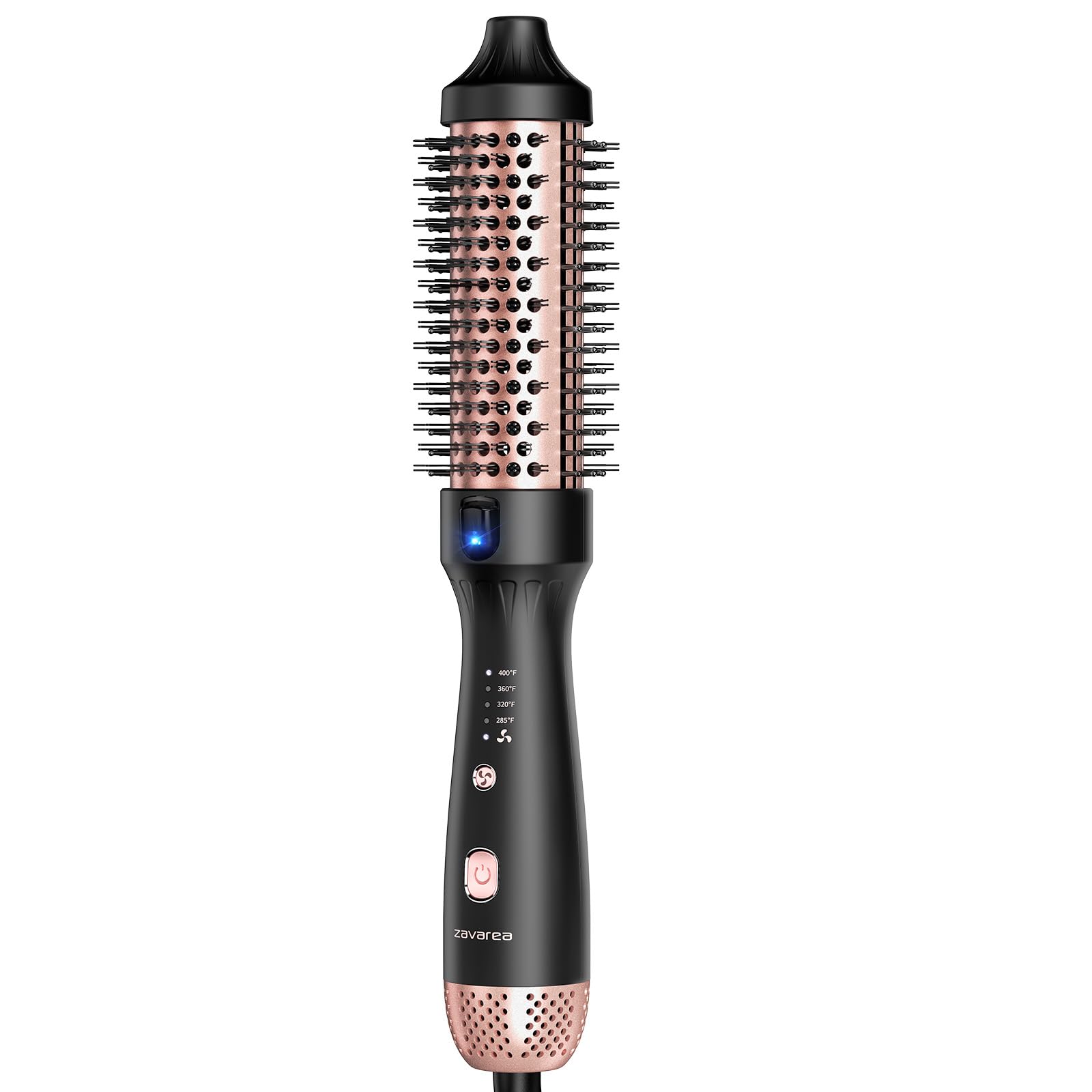 Photo 1 of Zavarea Thermal Brush, 1.5 Inch Heated Round Brush for Blowout Look, Hot Styler with 800M Negative Ions & Ceramic for Less Damage & Frizz, Boosts Shine & Easy to Use, Dual Voltage, Elegant Black