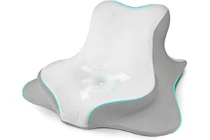 WOGAHEV Reading Pillow for Bed, Lying, Leaning and Prone, Ergonomic Memory Foam Bed Wedge Pillow for Headboard, Chin & Back S
