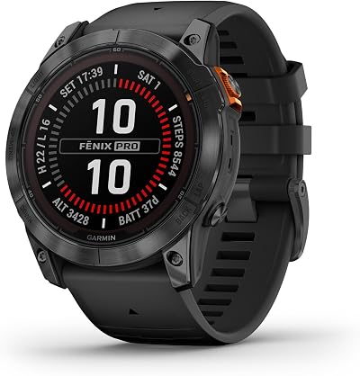 Garmin fēnix 7X Pro Solar GPS Multisport Smartwatch 51 mm Black