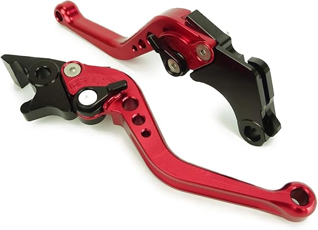 Amazon Co Jp Honda アルミショートブレーキクラッチレバー 6段階調整 Grom モンキー125 Cb250r等に適合 H02赤 黒 Diy 工具 ガーデン