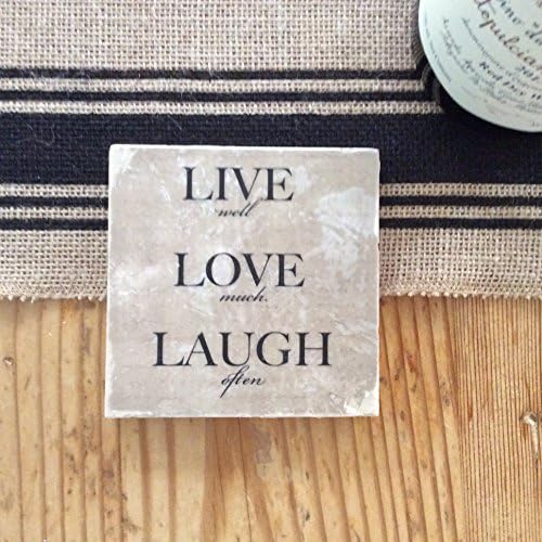 Live Love Laugh Coaster
