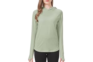 netdraw Women's Ultra-Soft Bamboo Viscose Hoodie UPF 50+ Sun Protection Long Sleeve Shirt