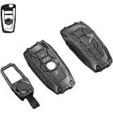 DEGEMEEN Heavy Zinc Alloy Key fob Cover, Keychain, Key Case, Accessories Compatible with BMW 1 3 4 5 6 7 Series X3 X4 M5 M6 GT3 GT5 (Model-B)