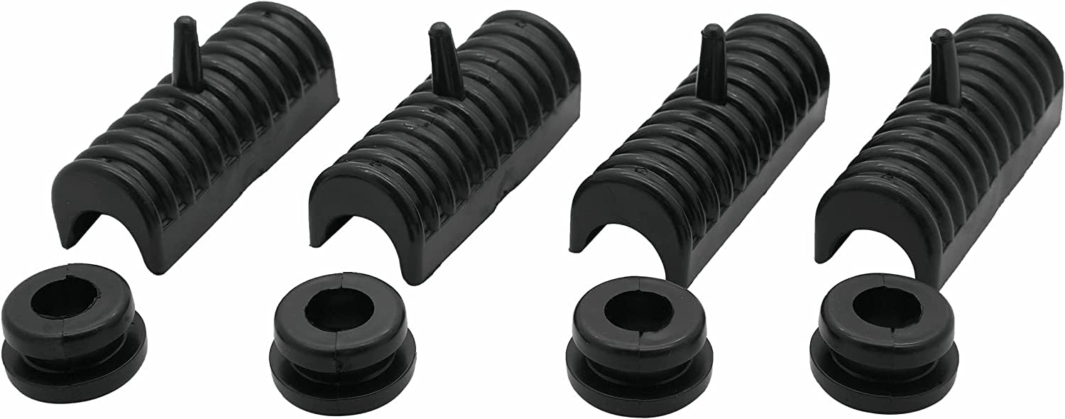 Hard Saddlebag Rubber Grommets Support Cushions Fits For Harley Touring Street Glide Road King Glide Electra (1996-2013)