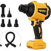 Brushless Compressed Air Duster Compatible with Dewalt 20V Max Battery(Tool Only), 50000 RPM Handheld Cordless Dust Blower, 3-Gear Adjustable Mini Blower for Computer, Keyboard, Outdoor and Car
