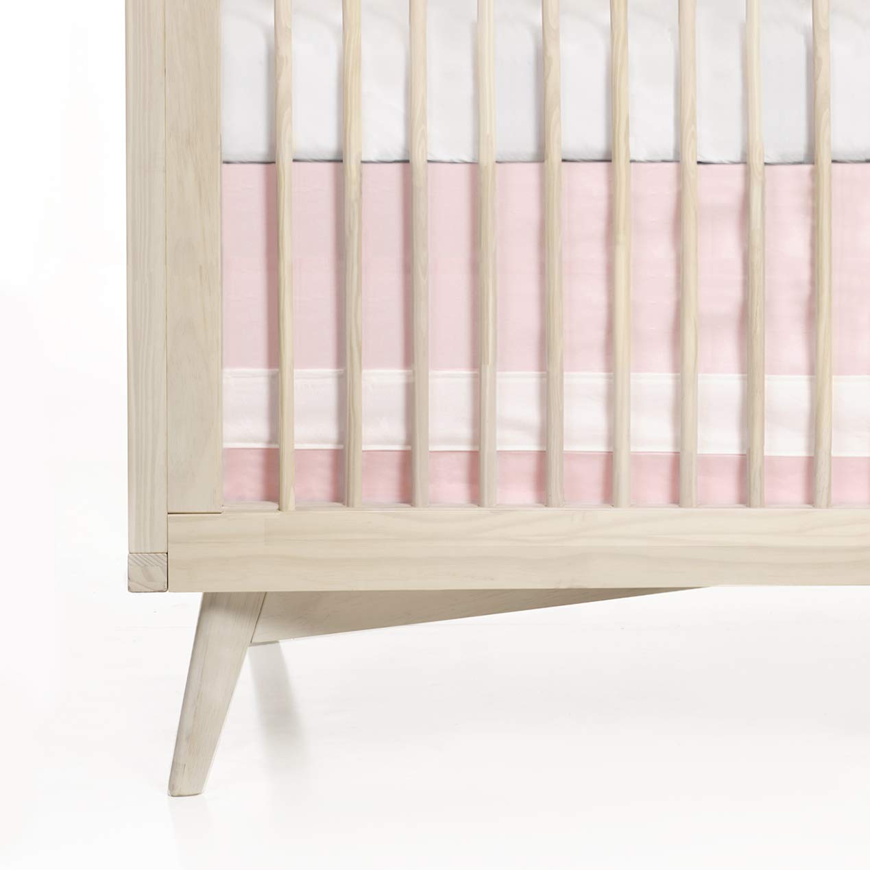 solid pink crib bedding