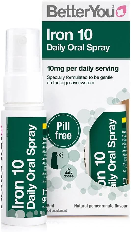 BetterYou Iron 10 Daily Oral Spray 25ml - Mineral Supplement