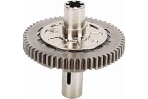 57T 0.8Mod Metal Steel Slipper Clutch Spur Gear Set for Arrma 1/10 Granite 4X4 BLX, Typhon 3S BLX 1/8 RC Car Upgrade Parts (S