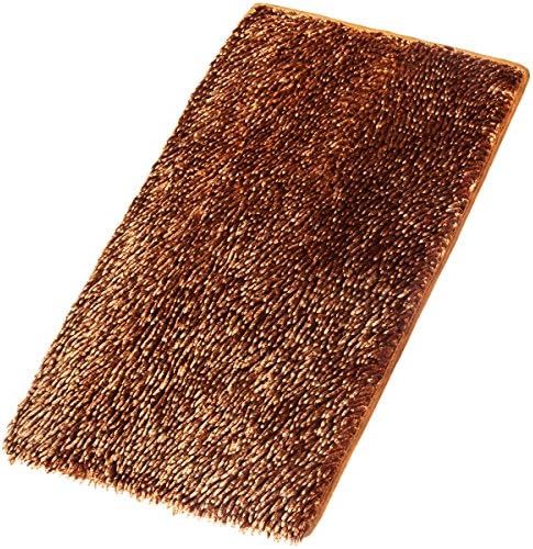 Fantastic Job Soft Shaggy Non Slip Absorbent Bath Mat Bathroom Shower Rugs Carpet (Bright Champagne)