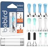 Bebird Replacement Tips Ear 12 Pieces Waterproof Silicone Ear Spoon for Ear Wax Removal Endoscope BEBIRD Original Ear Cleaner Tips Set for R1/ W3/R3/T15/X3/X17 PRO/D3Pro/T5 (Dia. 3.5mm)