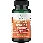 Swanson Postbiotic Immune Formula Featuring Epicor 500 mg 60 Caps
