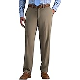 Haggar Mens Premium Comfort Dress Pant-Straight Fit Flat Front (Regular and Big & Tall Sizes)