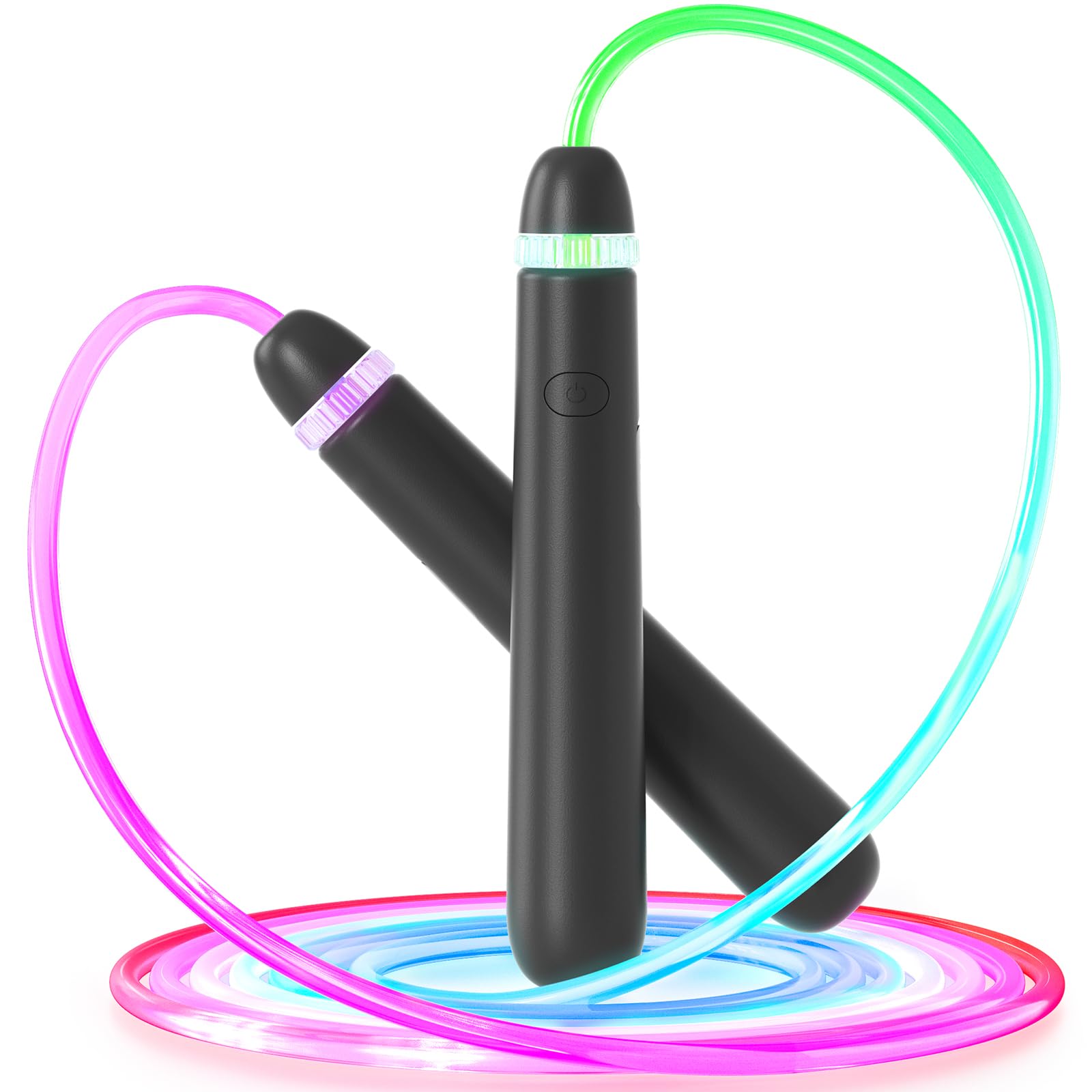 LED Light Up Jump Rope for Kids – Glow, Rechargeable, Exercise