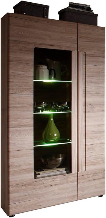 Trendteam Malea 132413690 Storage Cabinet With Body And Front In San Remo Light Oak 90 X 200 X 38 Cm Amazon Co Uk Kitchen Home
