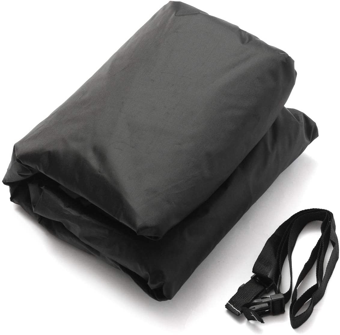 MACHSWON 210D Oxford Cloth Black Golf Car Cover Waterproof Water Rain Sun Protector For 4-Seat EZ GO Club Car Yamaha Golf Cart