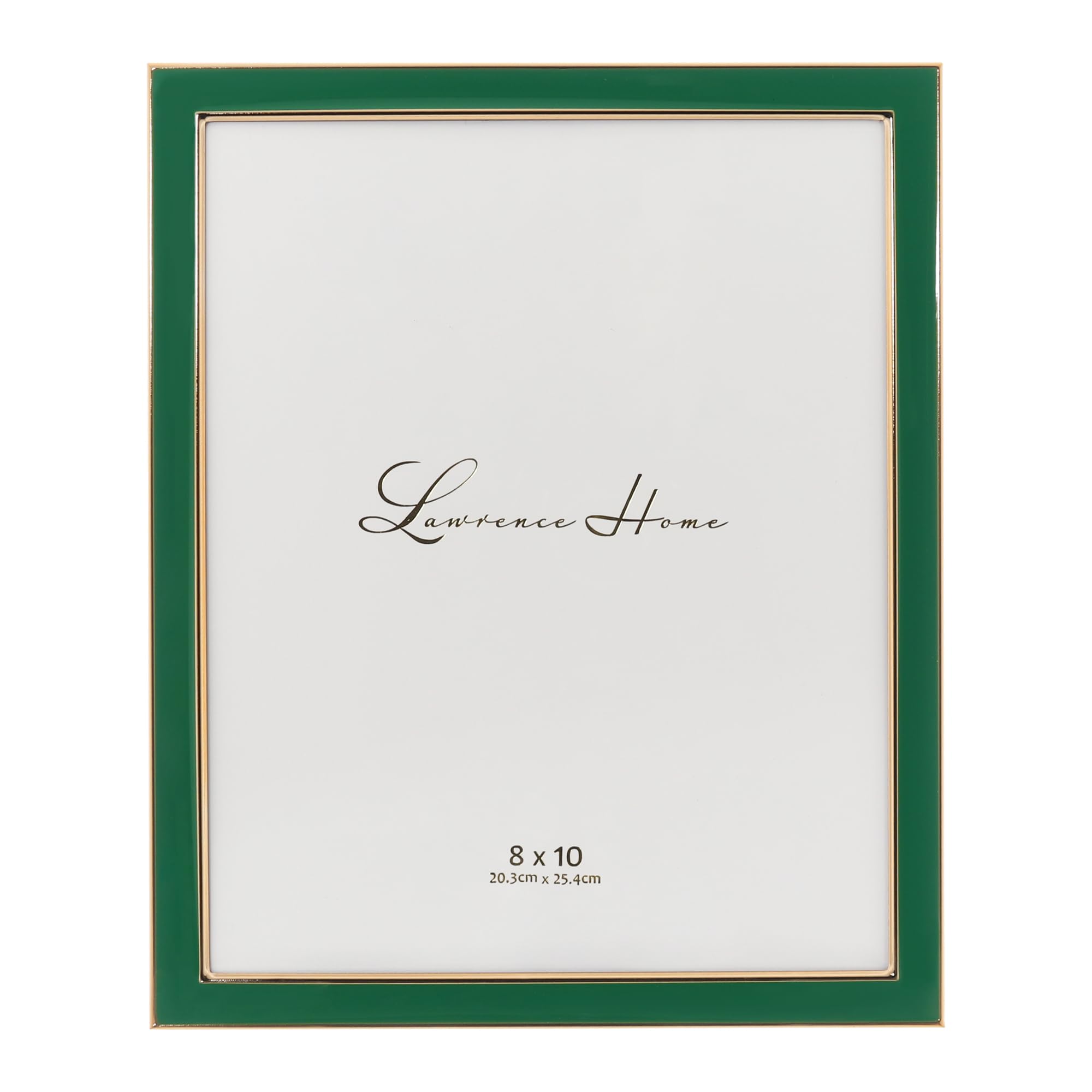 Lawrence Picture Frame, Polystyrene, Green, 8x10