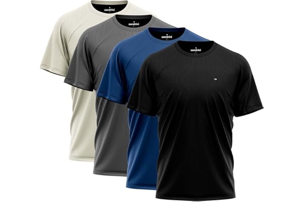 Kit 4 Camisas Dry-fit Sandrini Masculina Academia Treino Uv