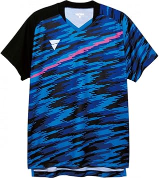 Amazon Co Jp ヴィクタス Victas 卓球 男女兼用 ゲームシャツ V Gs902 デジタルデザイン 公式試合着用可 スポーツ アウトドア