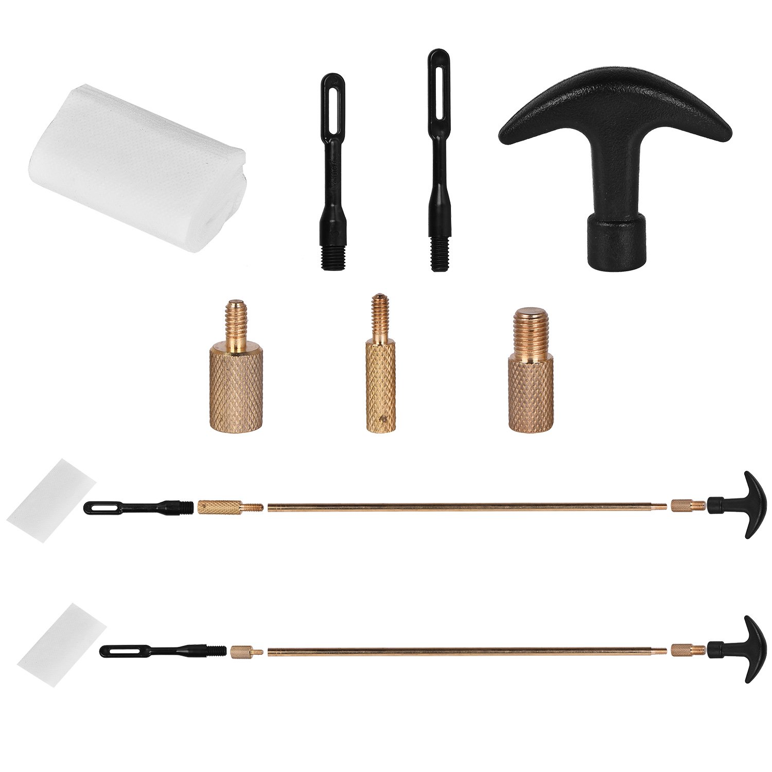 CVLIFE 28pcs Universal Gun Rifle and Shot Gun Cleaning Kit with Aluminum Carrying Case