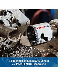 Lenox Tools Bi Metal ranura velocidad arbored Hole Saw con tecnología T3, 2   3 8"