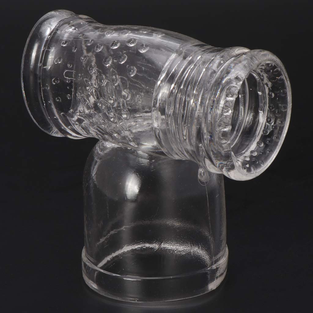 1pcs Transparent Big AV Magic Wands Headgear Vibratttors for Male Toy Gift Body Exercising And Relaxing : Beauty