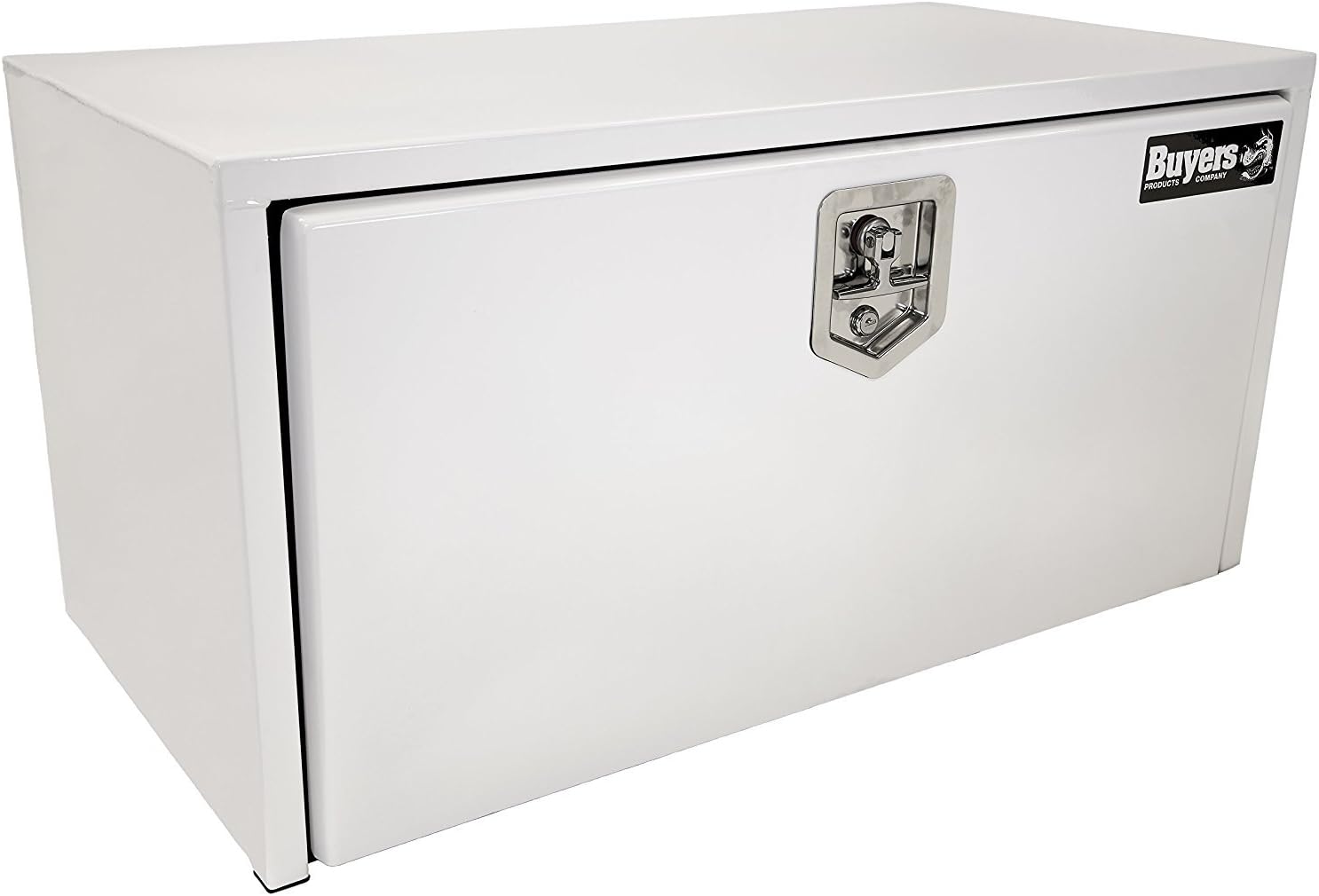 Buyers Products White Steel Underbody Truck Box w/T-Handle Latch (18x18x36 Inch)