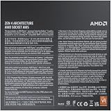 AMD Ryzen 7 7700 Processor with Wraith Prism Cooler, AM5, 8C/16T, 5.3 GHz view 5