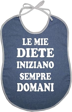 Dieta Frasi Divertenti Natale.Bavaglione Per Adulti Jeans Con Frasi Divertenti Bavaglione Jeans Cm 45x60 Con Transfer Made In Italy Diete Amazon It Casa E Cucina
