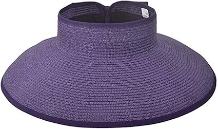purple beach hat