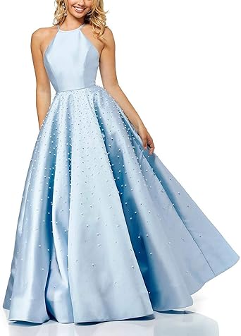 bandeau prom dress long