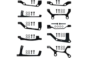Aluminum Alloy Disc Brake Adapter for Enhanced Performance on For Electric Mountain Bikes, Fits Multiple Disc Sizes (A03-FR20