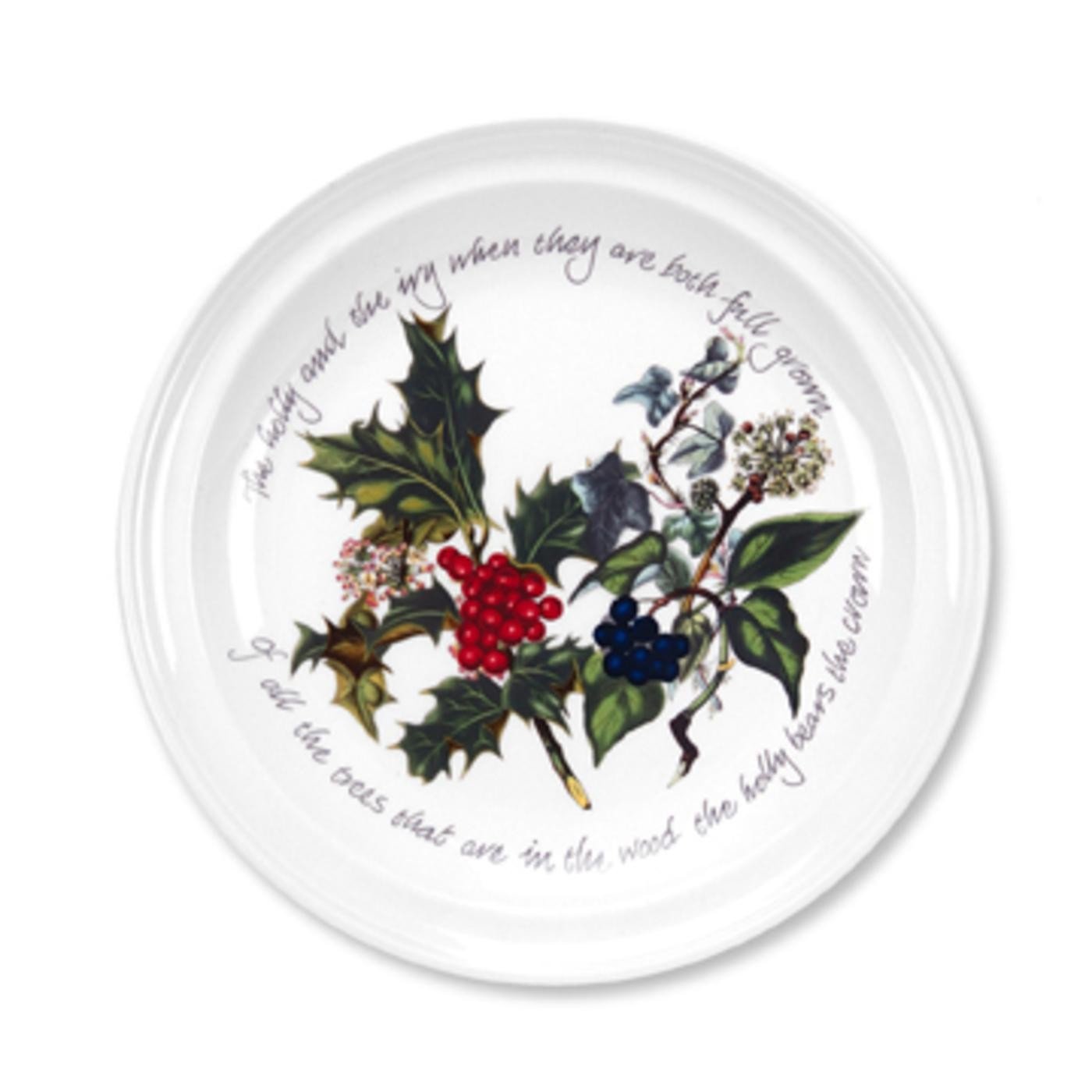Portmeirion Home & Gifts HV05075 Plate, Ceramic, Multi-Colour,21.5 x 21.5 x 3 cm