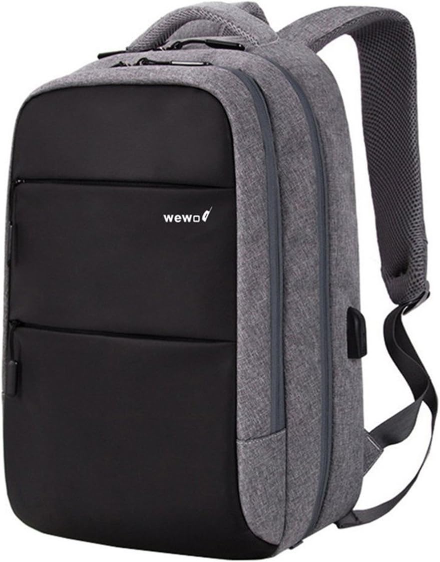 wewo 15.6 Zoll Laptop Rucksack Herren Business Laptoprucksack Nylon
