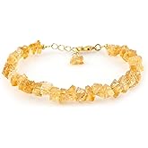 CRYSTALINES Natural Raw Gemstones, Rough Stones Crystals Jewelry, Handmade Fashion Jewelry for Women, Wicca & Reiki Healing Crystals, Bohemian, Christmas Gift