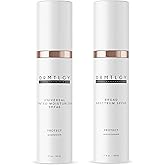 DRMTLGY Moisturizer with SPF 46 & Anti Aging Clear Universal Tinted SPF & Facial Sunscreen 2 Pack - Broad Spectrum Protection Against UVA and UVB Rays