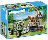 PLAYMOBIL Jungle Animals with Researcher and Off-Road Vehicle