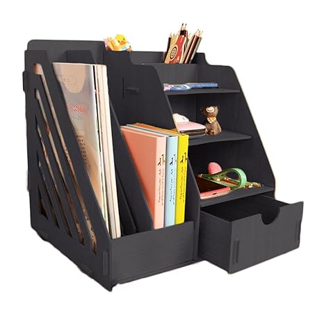 Minedecor Wood Desk Organizer Drawer Trays Office Desktop
