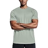 Zengjo Mens Athletic Shirts Moisture Wicking Short Sleeve Quick Dry Workout T-Shirt for Gym Running Exercise