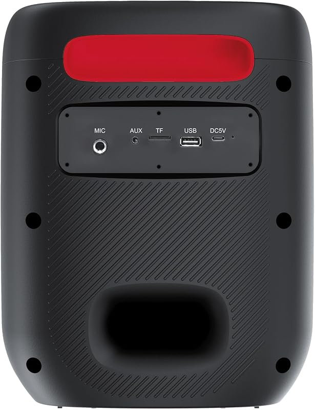 AS-P200BT Coluna Bluetooth para festas 50W RMS, TWS, USB, SD, Preto