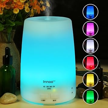 Aroma Diffuser 300ml InnooTech Diffusor Luftbefeuchter Ultraschall Kalten Nebel Technologie Abschaltautomatik Raumbefeuchter 