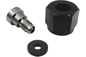 Nitrous Express 11713 D-4 Bottle Nipple and Nut for CO2 Valve