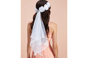 xo, Fetti Bachelorette Party Veil - Boho Flower Crown | Bridal Shower Veil | Bride to Be Gift, Bachelorette Favor + Engagement Decoration