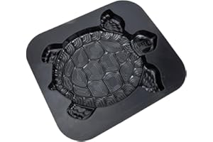 VICASKY Turtle Shape Concrete Mold Reusable Plastic Pavement Mold for Garden Pathway Stepping Stone Maker for Patios and Side