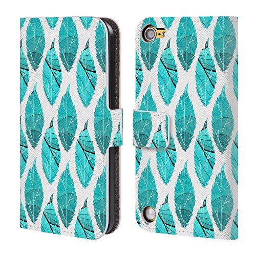 Official Steve "Swade" Wade Leaf Pattern Landscapes Leather Book Wallet Case Cover For iPod Touch 5th Gen / 6th Gen
