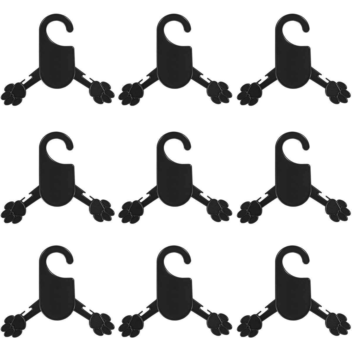 UEETEK 10Pcs Clothes Hangers for Pet Dog Cat Small Baby Coat Hangers