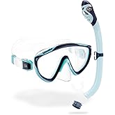 Cressi Kids Snorkeling Kit (Mask & Snorkel) for Children from 6 to 10 Years Old - Tinetto & Iguana Dry: Designed in Italy