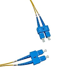 Cablix Single Mode Fiber Optic Patch Cord, Duplex